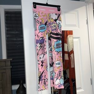 Pink fun leggings